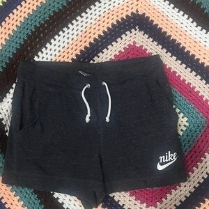 Nike Women's Athletic Shorts in Dark Gray